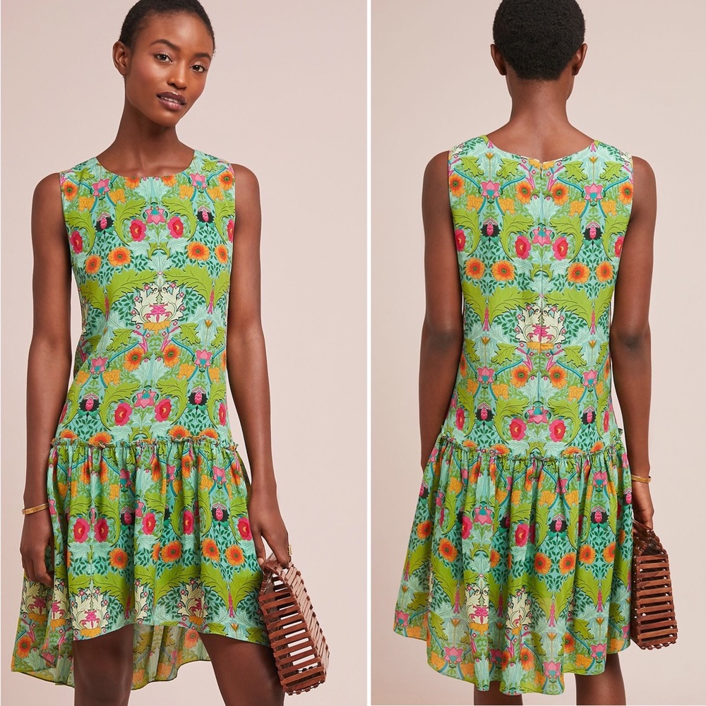 Anthropologie Siddhartha Bansal Garden Drop Waist Dress - Picture 2 of 15